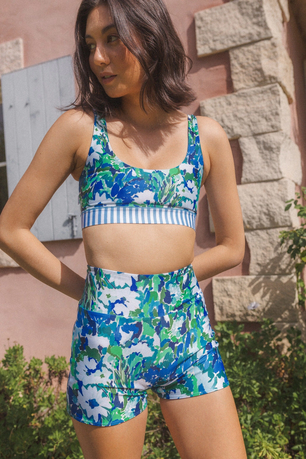 Monet's Swim Shorts: Limited Edition Reversible Beach Vibes Andi's Got You Covered